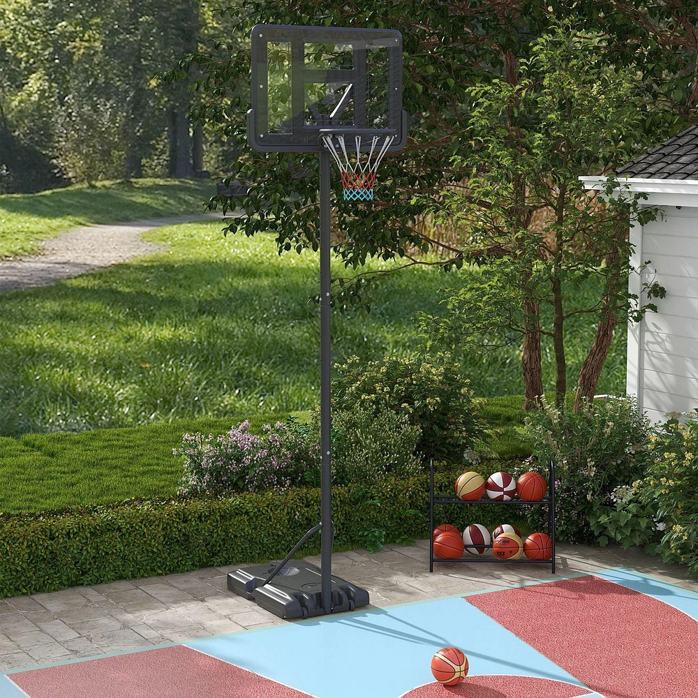 Soozier Cerceau de basket-ball portable, pour la piscine ou l'arrière-cour, pour les jeunes et les adultes