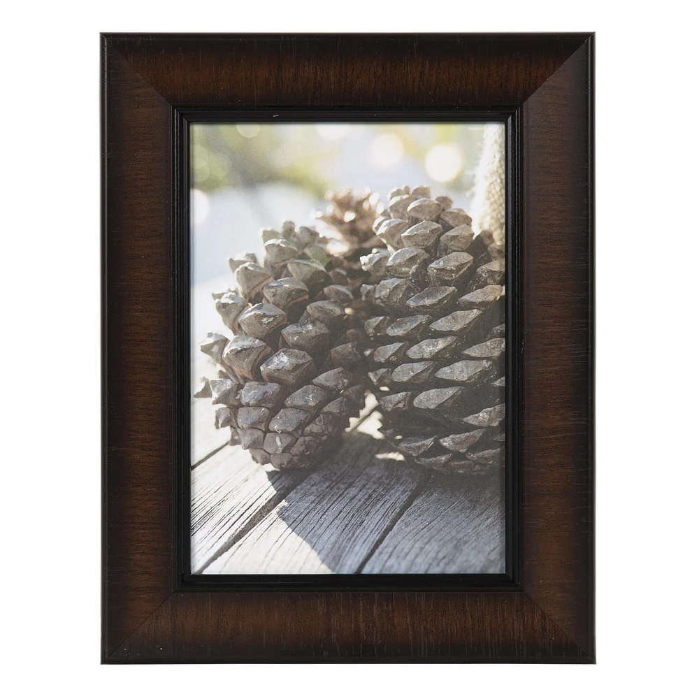 hometrends Lynnwood Smoked Cognac Picture Frame, 5" x 7"