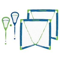 Ensemble de Lacrosse Brine avec 2 buts, 2 bâtons et 1 balle