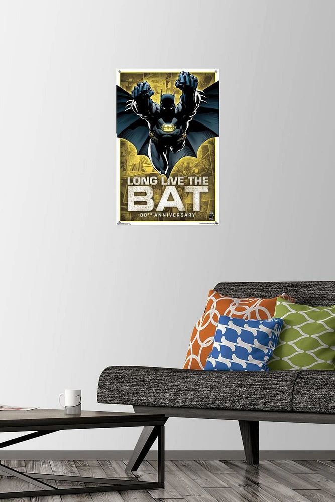 DC Comics - Batman - 80th Anniversary Wall Poster, 22.375" x 34"