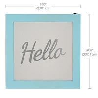 Boîte message Hometrends <br>« Hello » à DEL