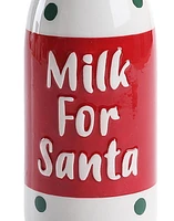 Holiday Time Service pour les gâteau et le lait du Père Noël