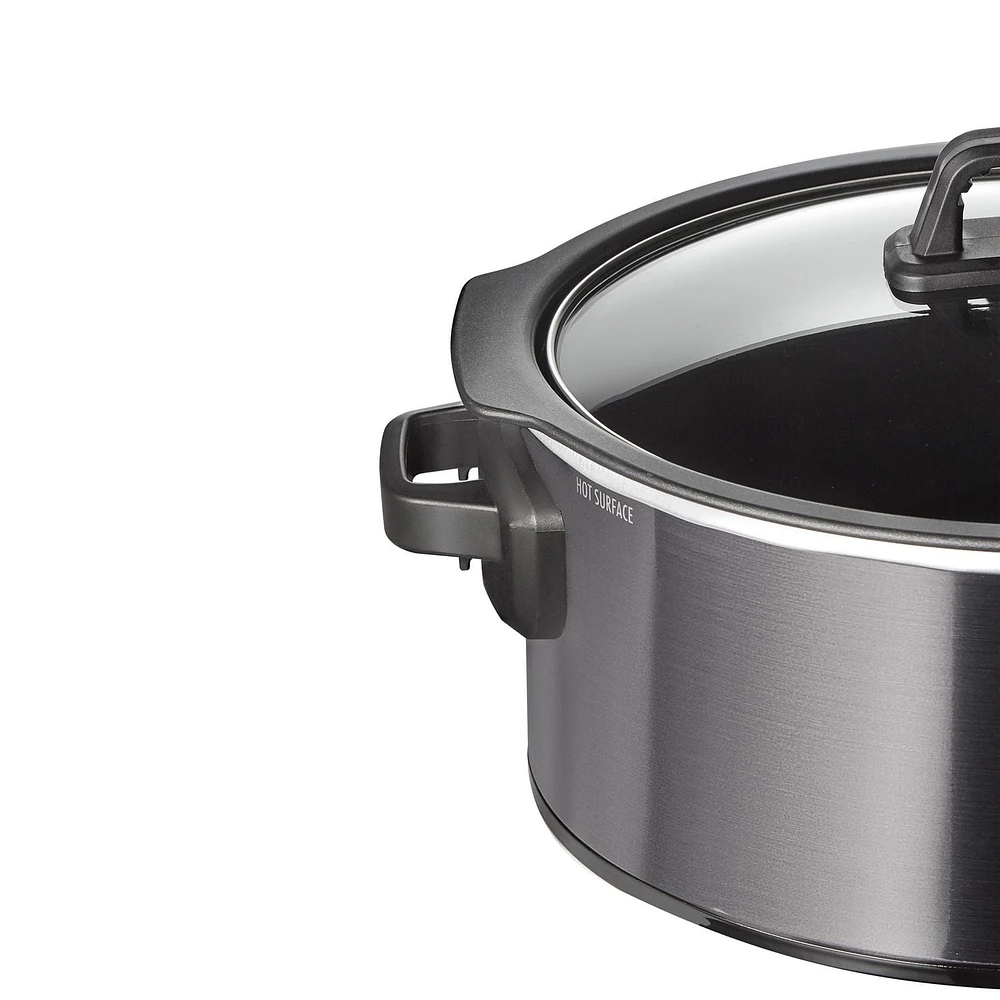 Hamilton Beach Stovetop Sear & Cook Slow Cooker, 6 Quart, 33669C