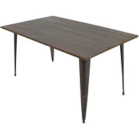 Table à manger industriel Oregon, de LumiSource