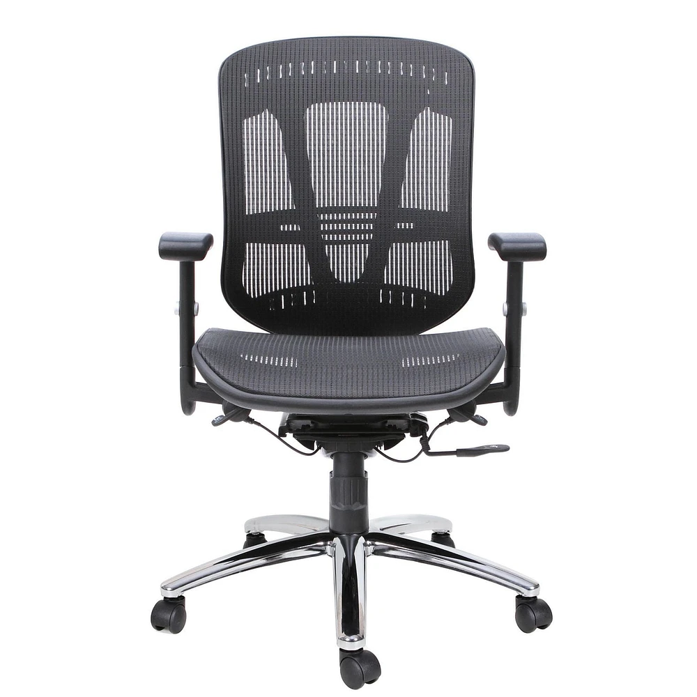 TygerClaw - Chaise de bureau en maille avec dossier moyen