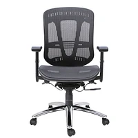 TygerClaw - Chaise de bureau en maille avec dossier moyen