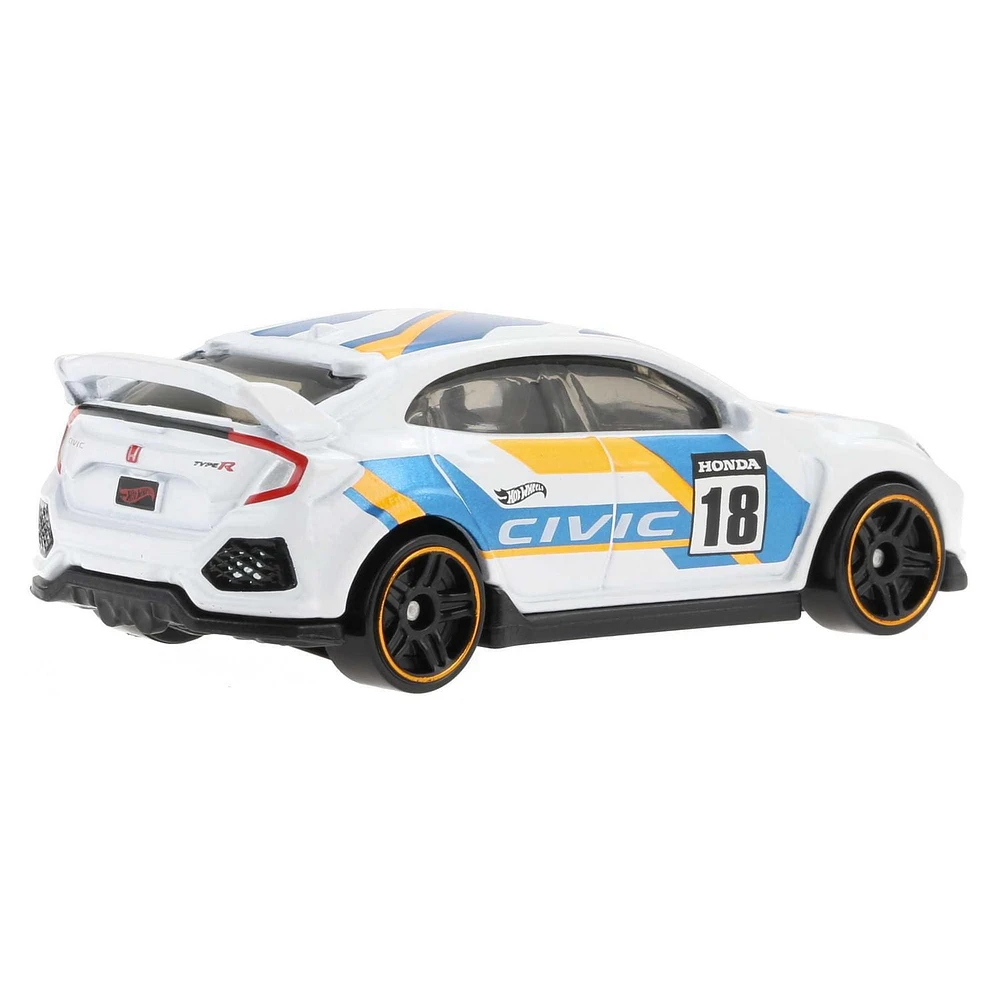 2018 Honda Civic véhicule Honda Hot Wheels à l’échelle 1:64