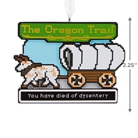 Décoration Hallmark de Noël (Jeu vidéo, The Oregon Trail)