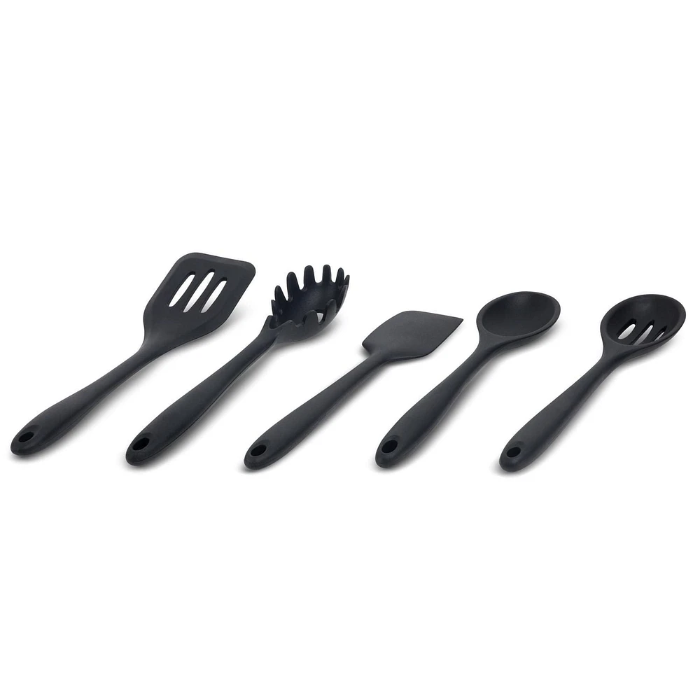 Thyme & Table Batterie de cuisine et ustensiles de cuisson antiadhésifs 32 pièces Noir