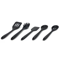 Thyme & Table Batterie de cuisine et ustensiles de cuisson antiadhésifs 32 pièces Noir