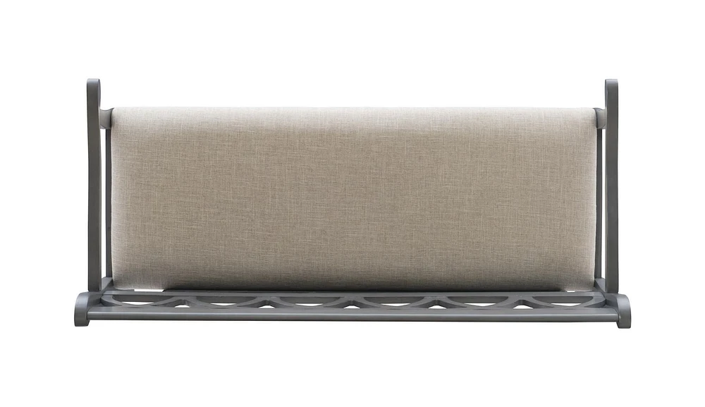 Harland Storage Bench, Grey