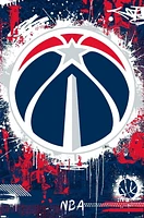 NBA Washington Wizards - Maximalist Logo 23 Wall Poster, 22.375" x 34"