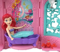 Princesses Disney Tourelle Surprise Petite poupée, 5 surprises