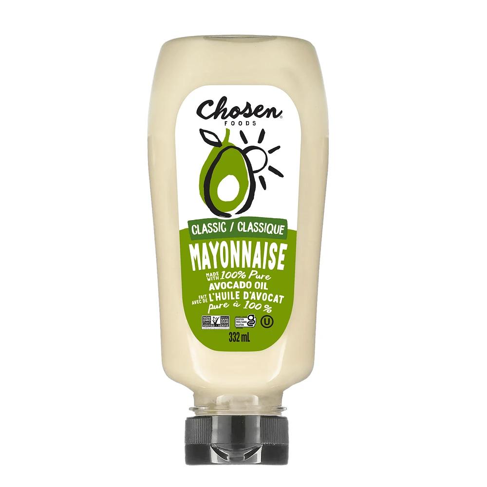 Chosen Foods Avocado Oil Mayonnaise Squeeze, Chosen Foods Avocado Oil Mayonnaise Squeeze