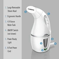 Travel Fabric Steamer 1100 Watts