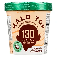 Halo Top Non-Dairy Peanut Butter Swirl Frozen Dessert