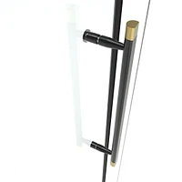 A&E Bath and  Shower KATHEY-60-BLK