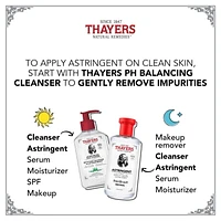 THAYERS Astringent Original formule à l'hamamélis et à l'aloès 355ml Astringent pour le visage