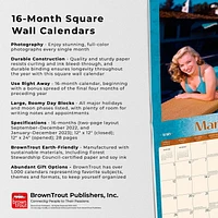 Marilyn Monroe OFFICIAL | 2023 12x24 Inch Square Wall Calendar