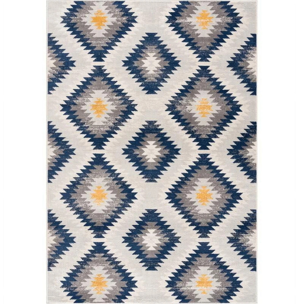 Tapis moderne ikat de la collection Savannah de Rug Branch