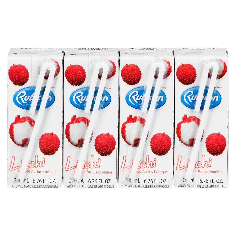 Jus Litchi Rubicon - 200ml Cree en utilasant les meillures Litchi.