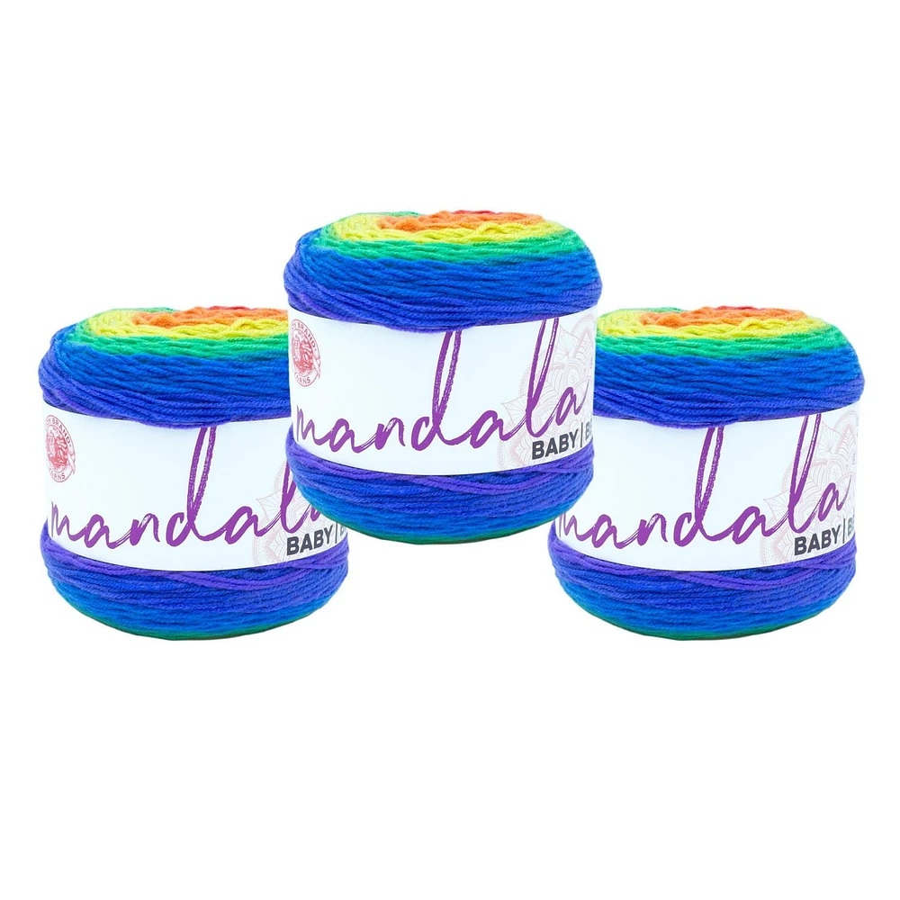 Fil Lion Brand Mandala® Baby Fil de acrylique léger/DK n° 3, 150g/ 540m