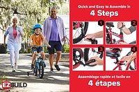 Le Rock It de Huffy ,16 pouces, vélo pour garçons avec roues d’entraînement, noir 4-6 ans