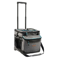 Glacière pliable à roulettes Ozark Trail 50 canettes, accès facile par le haut, qualité alimentaire, capacité 17,4 qt / 50 canettes. Glacière
