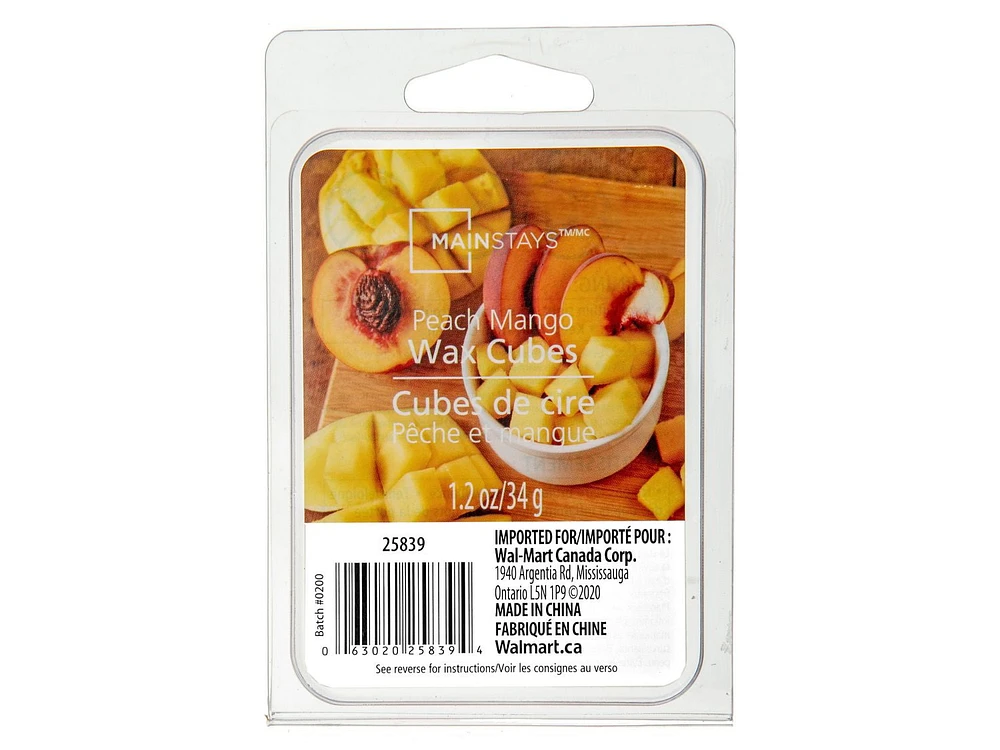 MAINSTAYS PÊCHE ET MANGUE CUBES DE CIRE