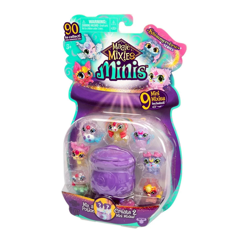 MINI MIXIES MAGIQUES SÉRIE SHIMMERVERSE, 9 MINI MIXIES INCLUS 90 à collectionner