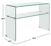 Safavieh Hollis Table Console en Verre