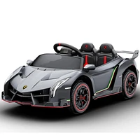 KidsVip Limited Edition Lamborghini Veneno 12V 4X4 Toddlers 1-Seater Remote Control Ride On Car