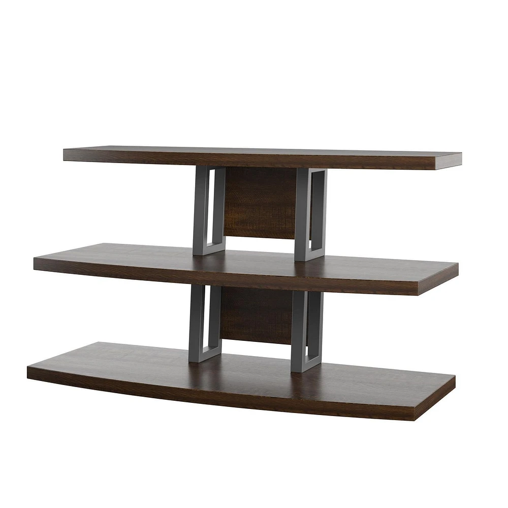 Walker TV Stand, Rustic Espresso