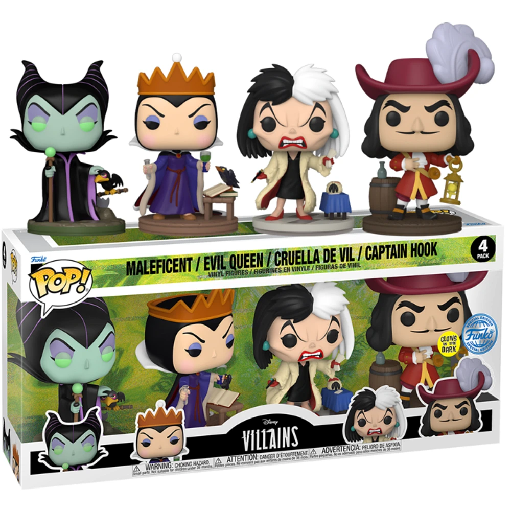 Funko POP Disney: Villains 4PK