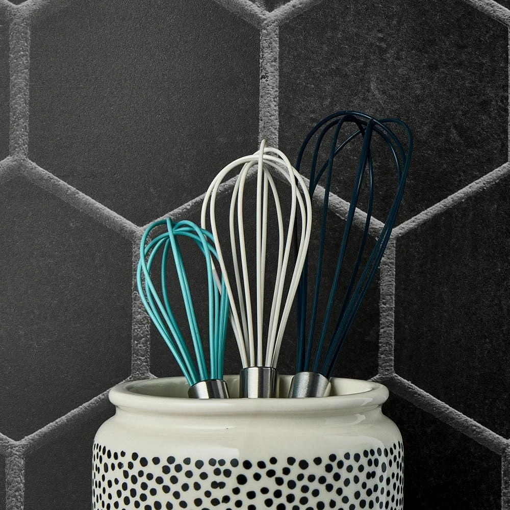 Thyme & Table 3-Piece Silicone Whisk Set, Whisk Set
