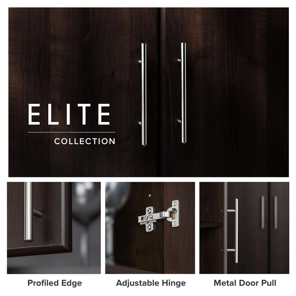 Prepac Elite 32" Espresso Storage Cabinet