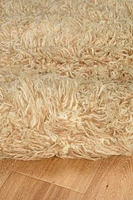3A Flokati 2000gr 9' x 12' Area Rug, Tan