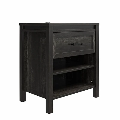 Table de chevet Beaumont d’Ameriwood Home, chêne noir