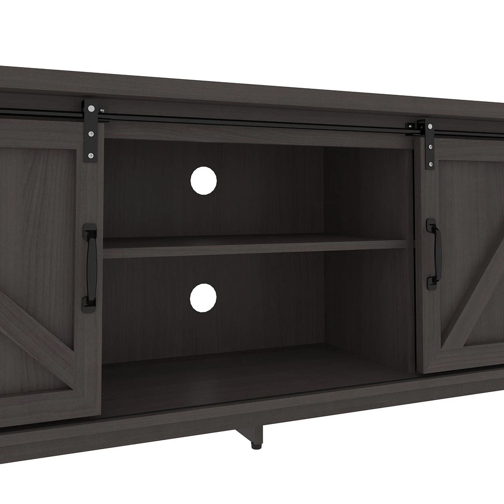 Bestar Isida 58W TV Stand in storm gray