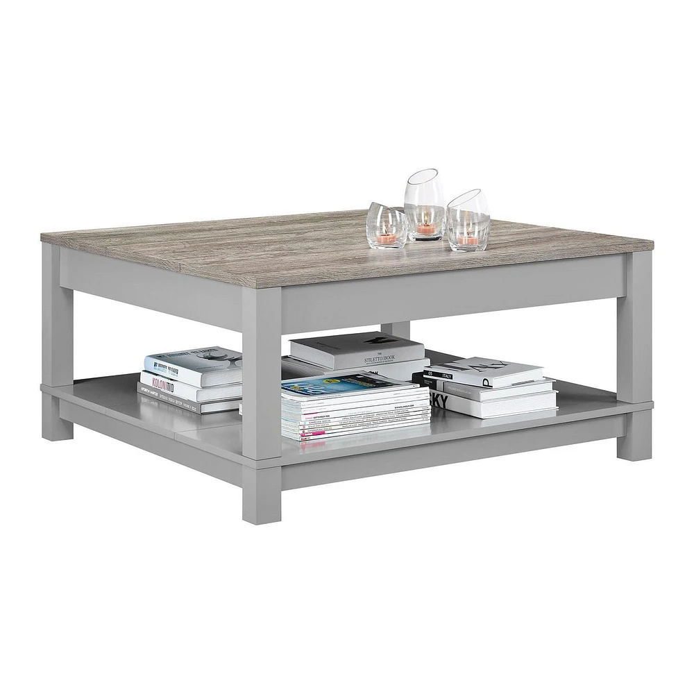 Ameriwood Home Carver Coffee Table, Gray