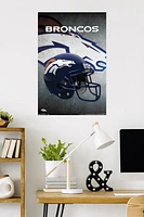 NFL Denver Broncos - Helmet 16 Wall Poster, 22.375" x 34"