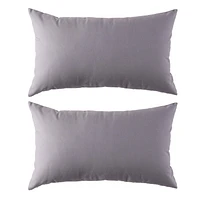 Coussin lombaire d'extérieur 12x20po - aqua (paquet de 2)