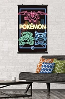 Pokémon - Neon Group Wall Poster, 14.725" x 22.375"