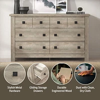 Commode à 6 tiroirs en bois Living Essentials par Hillsdale Addison