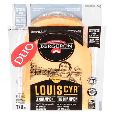 Fromagerie Bergeron Louis Cyr Duo 36 % M.F. Ripened Firm Cheese, 170 g