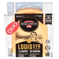 Fromagerie Bergeron Louis Cyr Duo 36 % M.F. Ripened Firm Cheese, 170 g