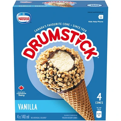 NESTLÉ® DRUMSTICK® Vanille, emballage de 4 4 x 140 ml 560 ML
