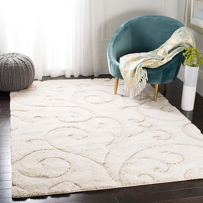 SAFAVIEH Florida Douglas Tapis Vignes Florales Shag