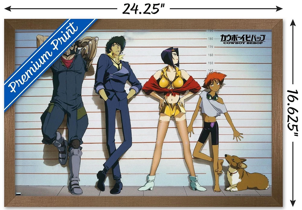 Cowboy Bebop - Heights Wall Poster, 14.725" x 22.375" Framed