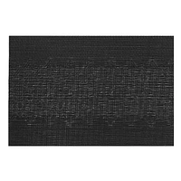 IH Casa Decor Vinyl Placemat Diamond Band Black - Set of 12